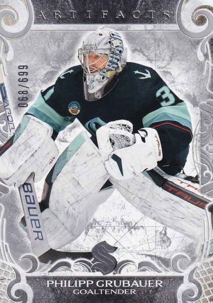 insert karta PHILIPP GRUBAUER 24-25 Artifacts Goalies Silver /699